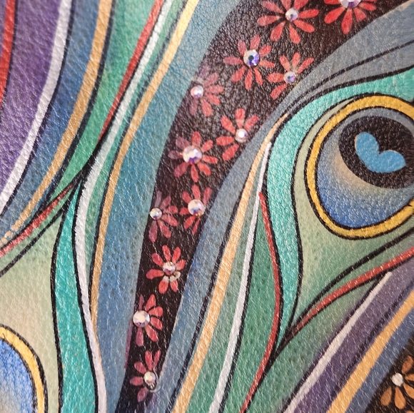 Colorful Peacock Design Women's Bag - Picture 2 of 7